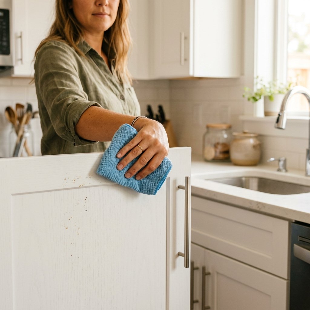 How to Safely Clean Cooking Grease Off Kitchen Cabinets