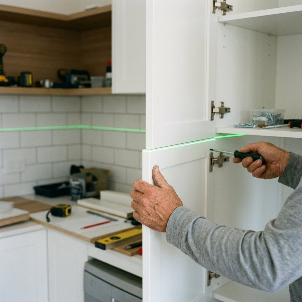 Bunnings Kaboodle Scullery Alignment: Scribe & Shim Standards