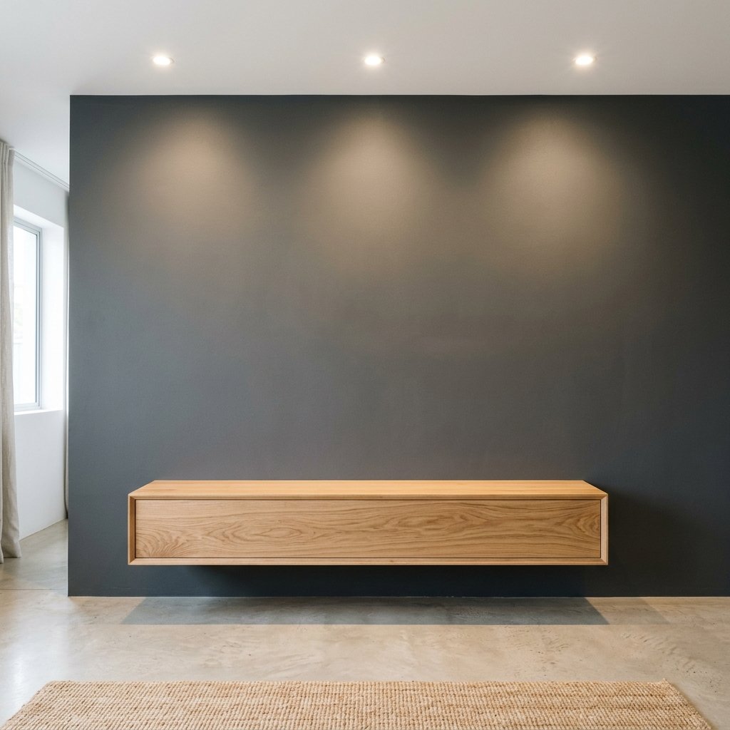 Modern Floating TV Consoles: Sleek Minimalist Media Backdrops